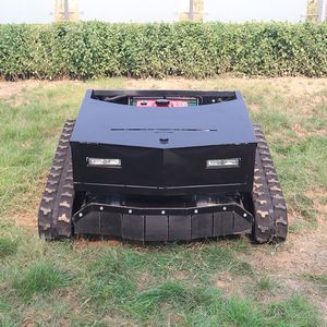 Remote Control Crawler All Terrain Slope Mowing Machine Tracked Grass Cutter Robotic Lawn Mowers
