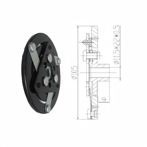 Car Air Conditioning Compressor Part Clutch Hub for Citroen