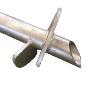 Customized HDG Steel Triple Helixes Screw Helical Pile with Extension