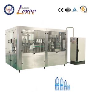 Automatic Pet Glass Bottling Packing Plant Pure Drinking Mineral Water Filling Machine