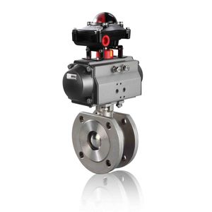 Stainless Steel and Cast Steel Q671f-16p/R Thin Type Pneumatic Ball Valve