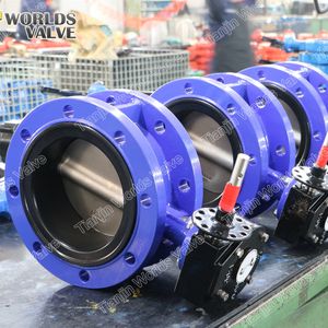 Awwa C207 C504 Di Double Flanged Butterfly Valve ASME B16.5 Class150