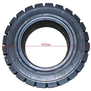 Premium Wholesale Solid Rubber Forklift Tires 5.00-8 to 8.15-15