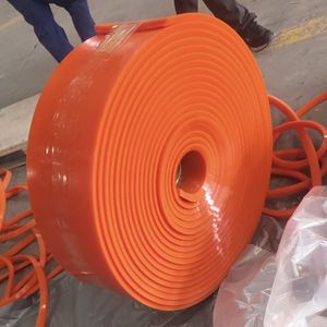 Anti-Spill & Dust Proof PU Skirt Board Polyurethane Conveyor Skirting Rubber with High Tear Strength