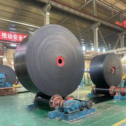 Heavy Duty Strong Rubber Conveyor Belt 15MPa for Conveying Gravel
