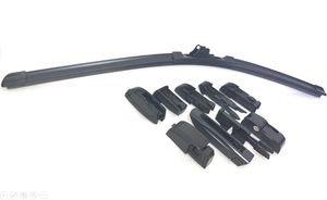 Wiper Blade Universal Flat Soft Wiper Beam Blade Frameless Banana Wiper Factory Supply Multifunctional Multi-Clips Durable Premium All-Season Windshield Wiper