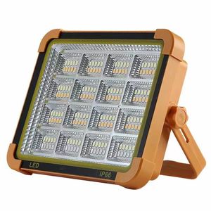 IP66 Waterproof Solar USB Rechargeable LED Outdoor Emergency Flood Light