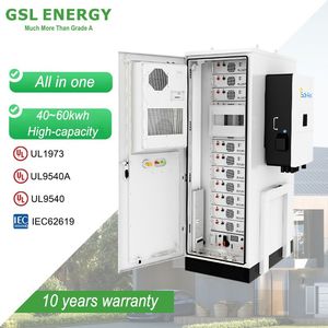 Gsl Energy Industrial Energy Storage System for Residential PV Storage IP55 Outdoor Protection Eco Friendly Smart BMS Un38.3