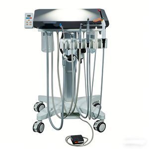 Hospital Mobile Equipment with High Volume Suction Dental Units Dental Equipment Suitcase Portable Dental Unit
