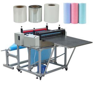 Bf-500 Bubble Film Non-Woven Self-Adhesive Paper Plastic Film Roll to Sheet Cutting Machine Roll Sheet Forming Machine