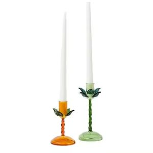 Customized Clear Glass Tube Tealight Candle Holder Table Candlesticks for Wedding Party