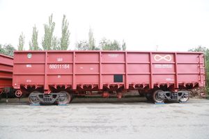 Rust Resistant Weather Proof High Durability Large Industrial Freight Red Open Wagon