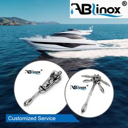 304 Stainless Steel Precision Casting Folding Anchor for Boat/Yacht/Ship