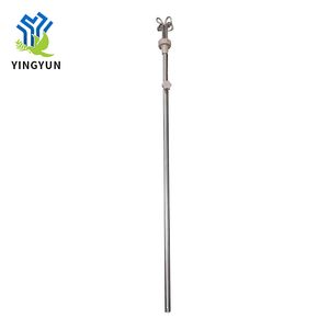 Movable Portable Steel Material 4 Hooks IV Drip Pole Stand for Hospital Bed