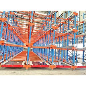 Automated Radio Shuttle Car Logistics Storage Warehouse Steel Shelf Heavy Duty Pallet Rack for Cold Room