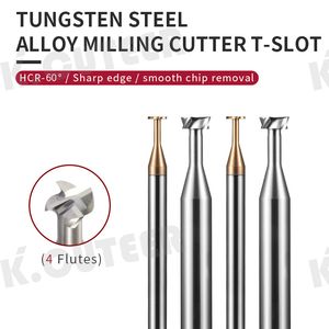 60° CNC Hard Alloy T-Slot Milling Cutter for CNC Machining Center
