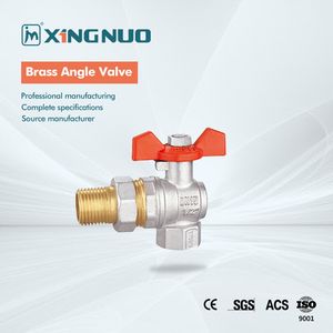 Brass Angle Valve AV1011-Mf Nickel Plating