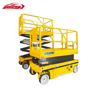 Factory Direct Supply 12m 14m 16m High Strength Electric Scaffold Lift Table Aerial Work Scissor Lift Platform