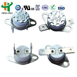 Ksd301 Ceramic Temperature Thermostat 250V 10A CQC TUV UL Snap-Action Bimetallic Thermal Switch