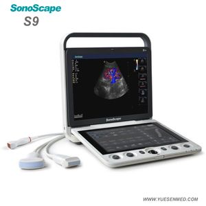 Medical Equipment S9 Portable Touch Screen Color Doppler 3D 4D Ultrasound Machine