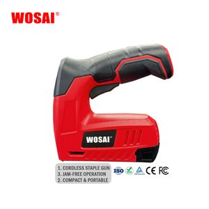 Wosai Rechargeable Nail Gun Kit, Electric Nail Gun, Cordless Interior Stapler, Wood Peg Gun