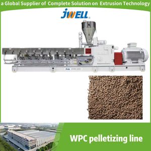 Jwell Twin Screw Making Machine for Pellet WPC Pelletizing Line Wood Plastic Composite High Intelligent Granulation Line Plastic Pellet Machine