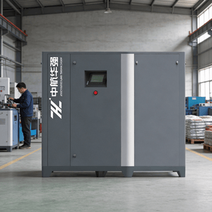Two-Stage Screw Air Compressor with Energy-Saving Permanent Magnet Drive