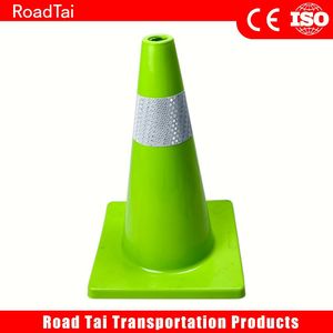 Fluorescent Lime Green Traffic Cone for Emergency Response Units