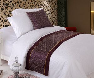 Luxury Hotel Bed Runner for 5 Star Hotel Bed Decoration