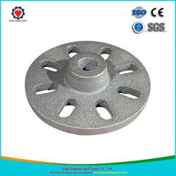 China Casting and Forging Foundry Factory Customized Sand Casting Parts for Commercial Vehicles Wheel Hub Fly Wheel Castings with CNC Machining Electrophoresis