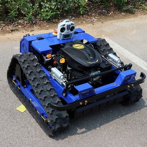 Sdlt 500-1200mm CE EPA Gasoline Engine All Terrain Agriculture Rubber Remote Control Robot Flail Lawn Mower