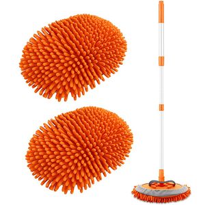 Adjustable Microfiber Car Cleaning Mop Telescopic Long Handle Car Wash Brushes