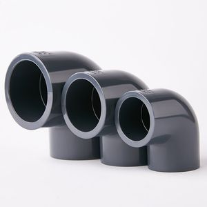 Rigid PVC 90° Elbow DIN Standard Pn10/Pn16 DN15-DN400 Solvent Cement Pipe Fitting