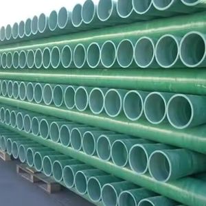 FRP GRP Fiberglass Sewage Water Pipe Durable Fiberglass Products for Wastewater Disposal