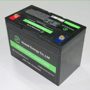 Deep Cycle LiFePO4 Rechargeable 12V 100ah Lithium Ion Battery for Solar System