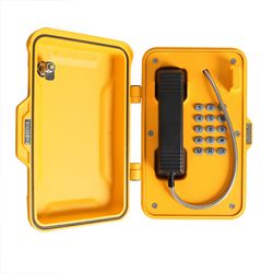 Industrial Telephone with Cover Lock, IP66– IP67 Waterproof