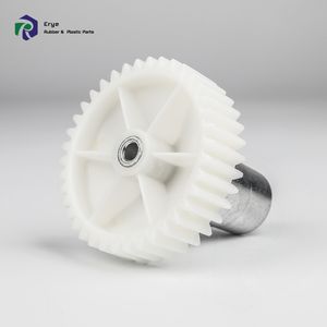 Mass Production Nonstandard Plastic Worm Pinion Gear Double Spur Gear POM Nylon Plastic Gears