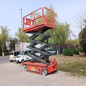 China Factory 4m Aerial Work Hydraulic Self Propelled Scissor Lift Electric Lifting Platform
