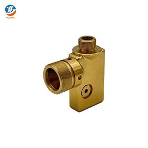 OEM Custom CNC Machined Precision Low-Volume Brass Valve Body Manufacturing Metal Part