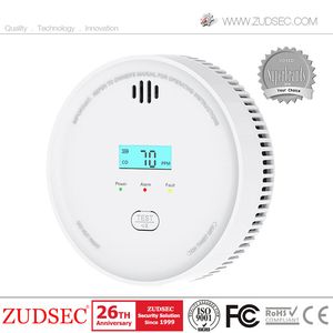 Fire Alarm Combination Wireless Interconnected Co Carbon Monoxide & Smoke Detector for Home/Office Security with 10-Years Sensor Life