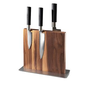 Natural Wooden Magnetic Knife Holder Custom
