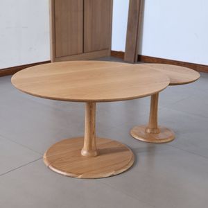 Environmentally Friendly Customizable Solid Wood Coffee Side Table for Hotel Lobby