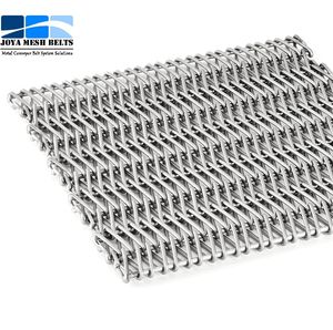 High Quality Mn Stainless Steel Wire Mesh Conveyor Belt Shot Balst Belt for Shot Blast Industry