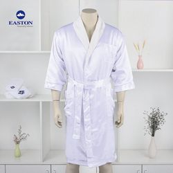 Hotel High Quality Imitated Silk Silk Fabric Bathrobe