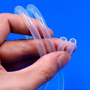 Customized Small Size ID 3mm Od 5 mm 3X5mm 4X7mm 5X8mm Clear Silicone Pipe Heat Resistant Transparent Silicone Rubber Tube/Hose