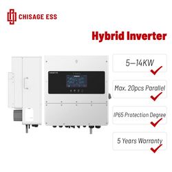 Factory Price 48VDC 230VAC 10kw Home Renewable Energy 3 Phase Grid Tied off Grid Hybrid Solar Inverter Pure Sine Wave Inversor 10kw Solar System with CE