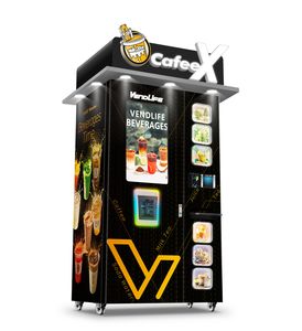 Smart Touch Screen Hot and Ice Cold Drinks Combo Vending Machine Coffee Vending Machine Commercial