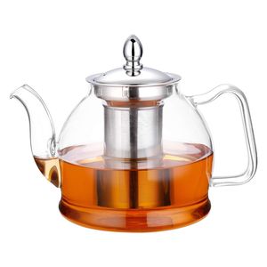 High Borosilicate Heat Resistant Glassware Coffee Glass Kettle Teapot Tea Pot Set Maker Gift