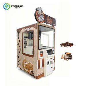 High Volume Retail Industrial Robotic Arm Coffee Making Machine