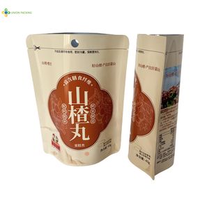 Zipper Lock Plastic Flat Bottom Stand up Pouch for Baking Supplies